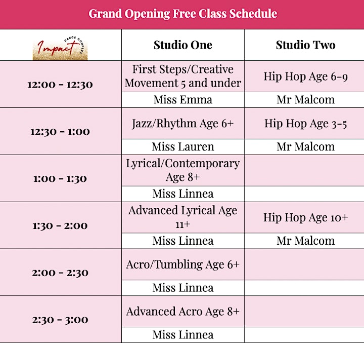 Grand Opening Party - FREE Dance Classes image