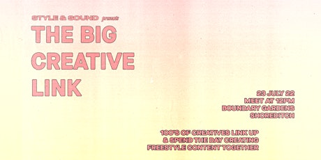 The Big Creative Link tickets