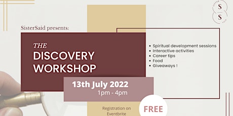SisterSaid : Discovery Workshop tickets
