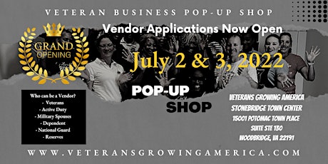 Apply to be a Vendor / Grand Opening tickets