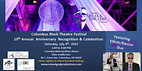 Columbus Black Theatre  Festival 10th Anniversary  Celebration tickets