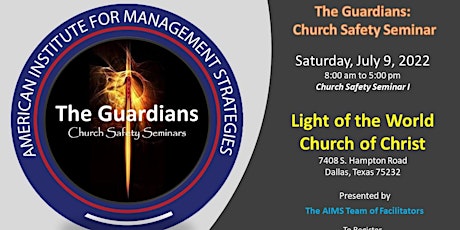 The Guardians: Church Safety Seminar I tickets