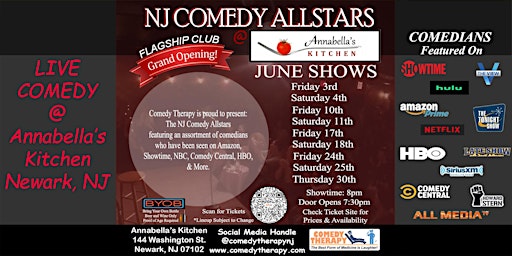Free Comedy Show Tickets - NJ Comedy All Stars - Newark, NJ  - July 2nd