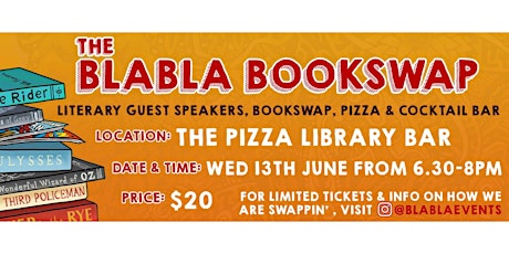 The Blabla Book Swap tickets