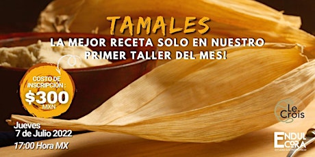 Tamales: Taller Creativo Online boletos