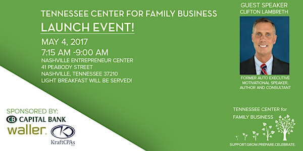 Tennessee Center for Family Business Launch!