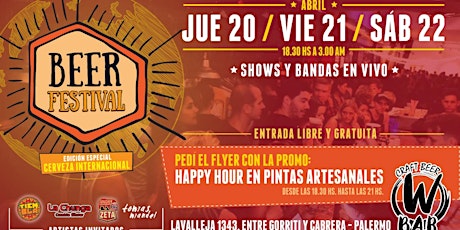 Imagen principal de Beer Festival - Edición Cerveza Artesanal