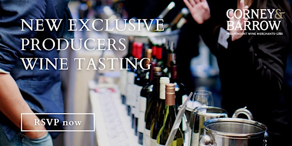 New Exclusive Producers Wine Tasting