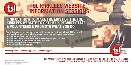 TSL Kirklees Website Information Session tickets