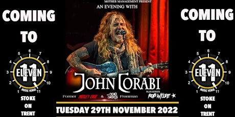 John Corabi an evening with live Eleven Stoke On Trent