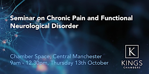 In Person: Seminar on Chronic Pain and Functional Neurological Disorder
