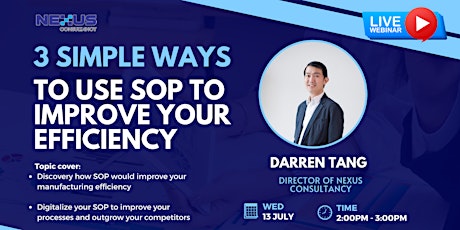 3 Simple Ways to Use SOP to Improve Your Efficiency tickets