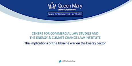 The implications of the Ukraine war on the Energy Sector tickets
