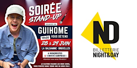 Soirée stand-up présentée par GuiHome tickets