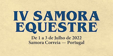 IV Samora Equestre bilhetes