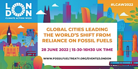 Global Cities Leading the World’s Shift from Reliance on Fossil Fuels tickets
