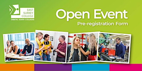 East Surrey College Open Event - Saturday 12 November 2022, 10:00-14:00 tickets