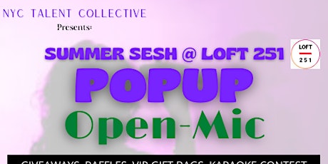 NYCTC SUMMER SESH POPUP OPEN MIC:  A KARAOKE EDITION #3 tickets