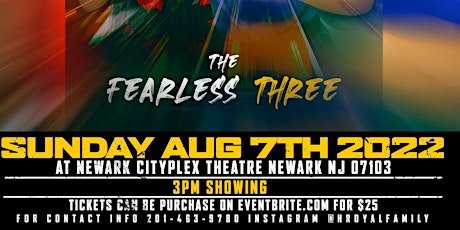 The Fearless Three movie screening tickets