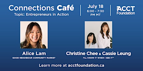 Connections Cafe: Entrepreneurs in Action tickets