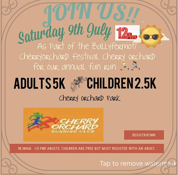 Ballyfermot/Cherryorchard festival Adults & Childrens 5k & 2.5k fun run image