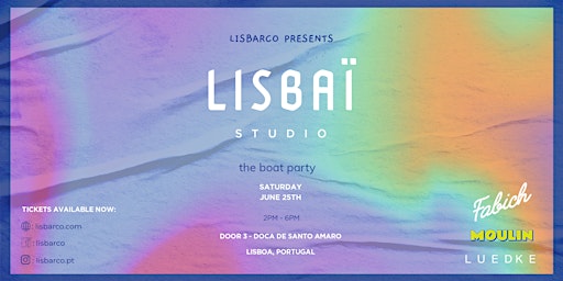 LISBON'S GROOVIEST BOAT PARTY //SOLD OUT