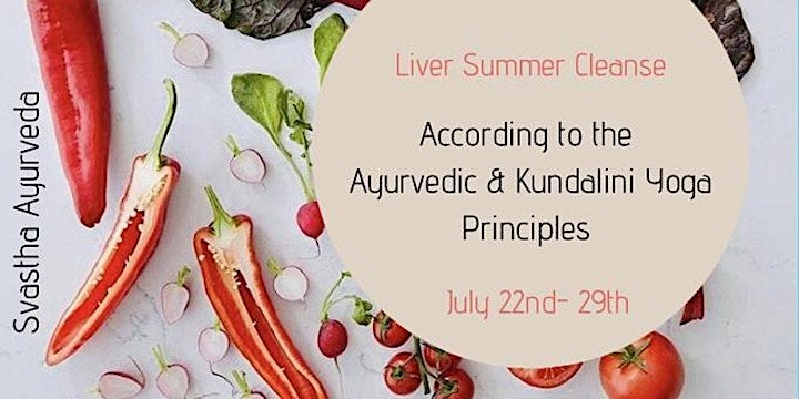 8 Days Online Liver detox  ~ Kundalini  Yoga~ Ayurvedic Pitta Season ~ image