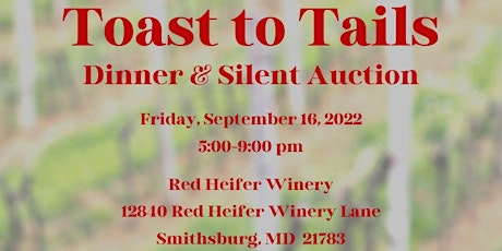 Toast to Tails: Dinner & Silent Auction tickets