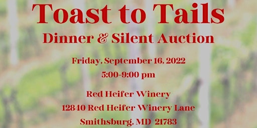 Toast to Tails: Dinner & Silent Auction