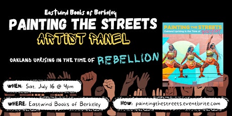 Painting the Streets: Artist Panel with Book Contributors! tickets