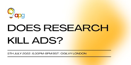 Does Research Kill Ads? tickets
