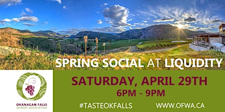 Okanagan Falls Winery Association Spring Social primary image