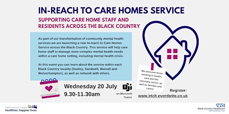 In-Reach to Care Homes Service across the Black Country tickets