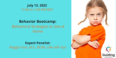 Behavior Bootcamp: Behavioral Strategies to Use at Home tickets