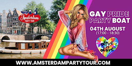 Gay Pride Party Boat Amsterdam