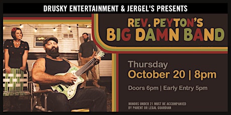 Reverend Peyton's Big Damn Band tickets
