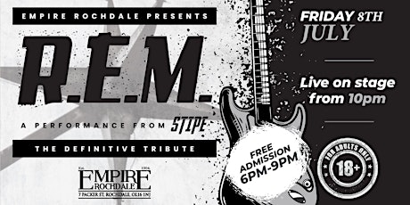 R.E.M - The Definitive Tribute Stipe tickets