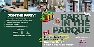 NEW DATE JULY 1! Party in the Parque Grand Opening @ Spirit Square, Langley