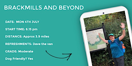BRACKMILLS AND BEYOND | 3.9 MILES | MODERATE | NORTHANTS tickets