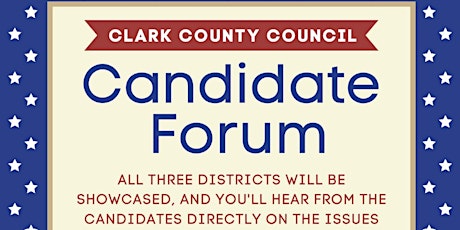 Clark County Council Candidate Forum tickets
