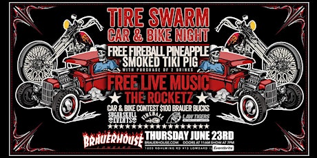 Tire Swarm & Bike Night with The Rocketz