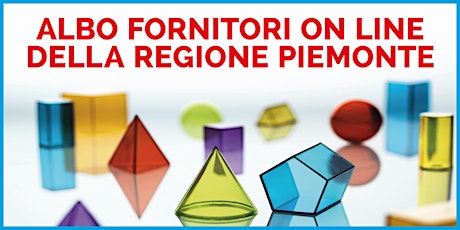 Immagine principale di Presentazione dell'Albo Fornitori on-line di Regione Piemonte 