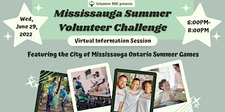 Mississauga Summer Volunteer Challenge: Virtual Information Session tickets