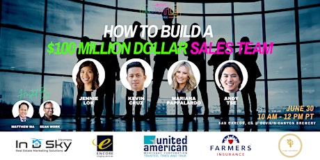 Agent Hustle Network: How To Build a $100 Million Sales Team tickets