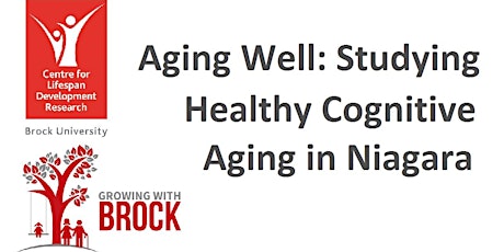 Aging Well: Studying Healthy Cognitive Aging in Niagara primary image
