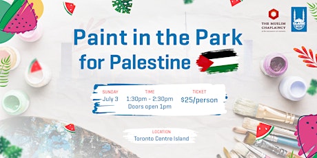 Toronto | Paint in the Park for Palestine tickets