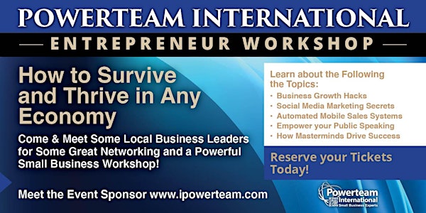 Power Lunch/Entrepreneur Workshop Orlando