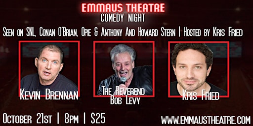 Double- Headliner Show w/ Kevin Brennan & The Reverend Bob Levy