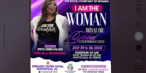 "I AM THE WOMAN" Royal Oil Global Impact Conference 2022