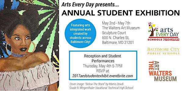 Arts Every Day's 2017 Student Exhibit Reception